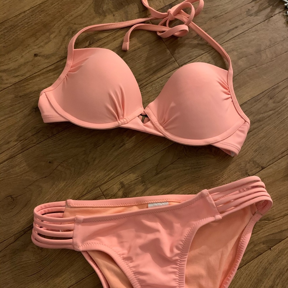 Peach bikini